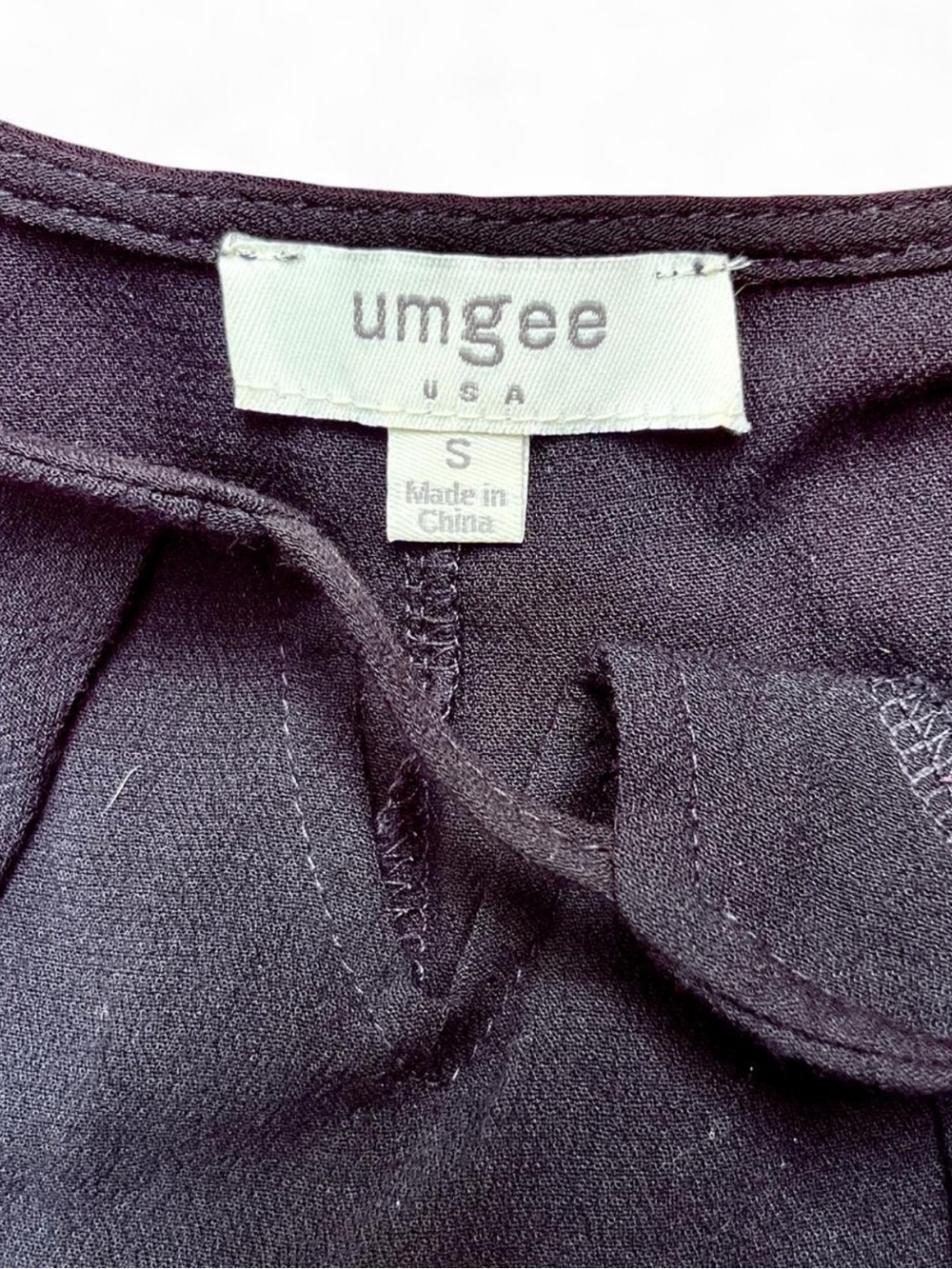 Umgee Black Embroidered Floral Babydoll Dress NWOT | Boho Cottagecore Festival - Picture 3 of 3